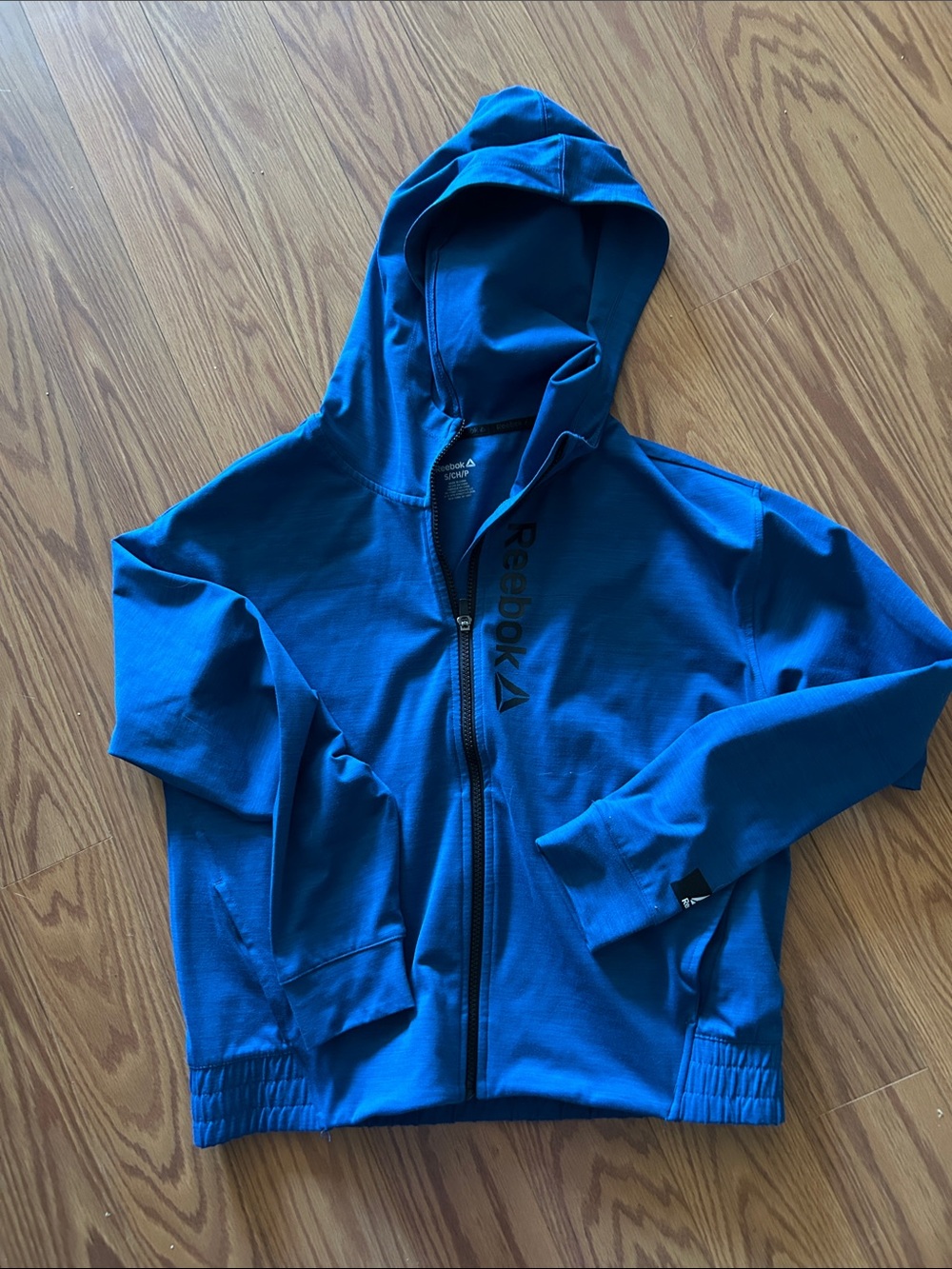 Reebok Royal Blue Hooded Zip-Up Jacket